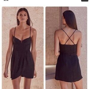 Sun Becomes Her black animal print dress